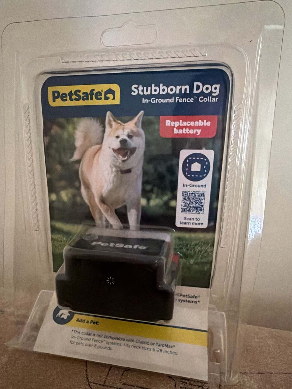 PetSafe Stubborn Dog Receiver Collar, In-Ground Fence Collar RF-275